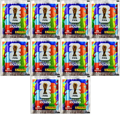 Estampas La Copa del Mundo 2026 — Paquete Inicio (10 Sobres)