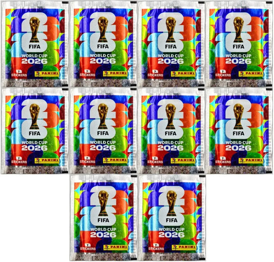 Estampas La Copa del Mundo 2026 — Paquete Inicio (10 Sobres)